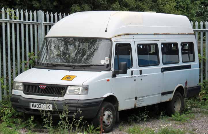 Tourist Coaches LDV Convoy WA03CTK